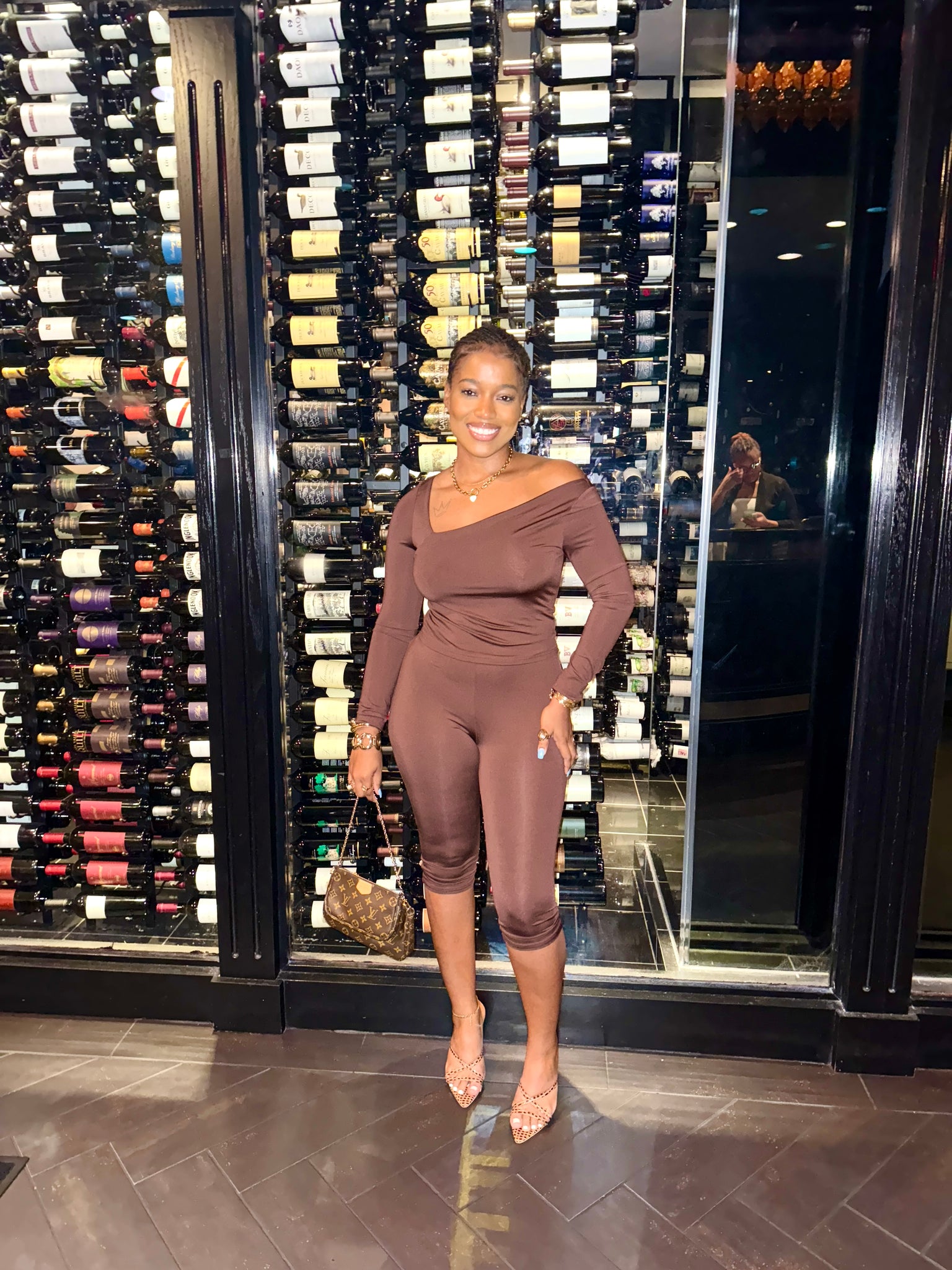 Amazing in Brown Two Piece Set